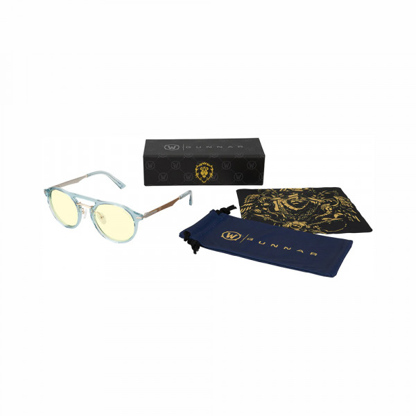 Gunnar World of Warcraft Alliance Edition Blue Crystal (Amber Lens Tint)  